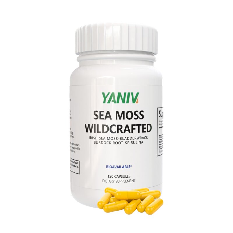 Herbal Capsules Manufacturer - Sea Moss, Shilajit, Black Seed Oil & Ashwagandha Blend for Adults