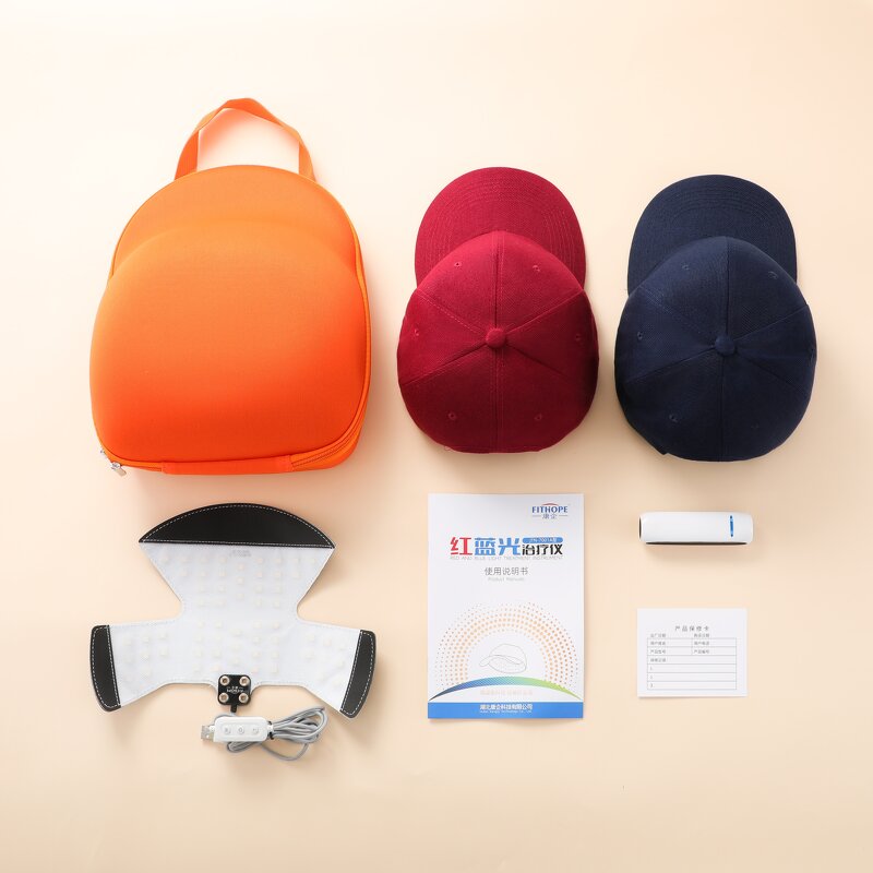 Hair Growth Laser Cap Manufacturer - 625nm & 465nm Red Light Therapy Hat