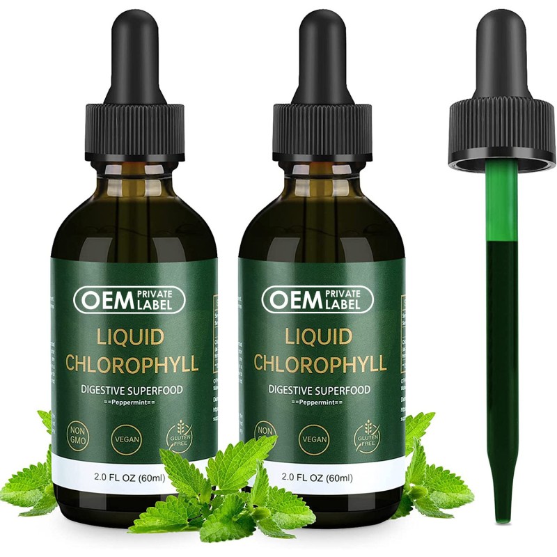 Premium Chlorophyll Drops - Energy Booster & Antioxidant Support for Detox and Weight Management