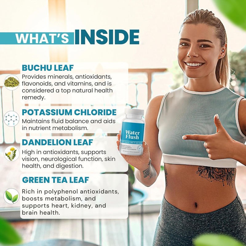 Lifeworth 15-Day Colon Cleanse Detox Capsules for Weight Control and Water Flush with Natural Herbal Blend for Women and Men