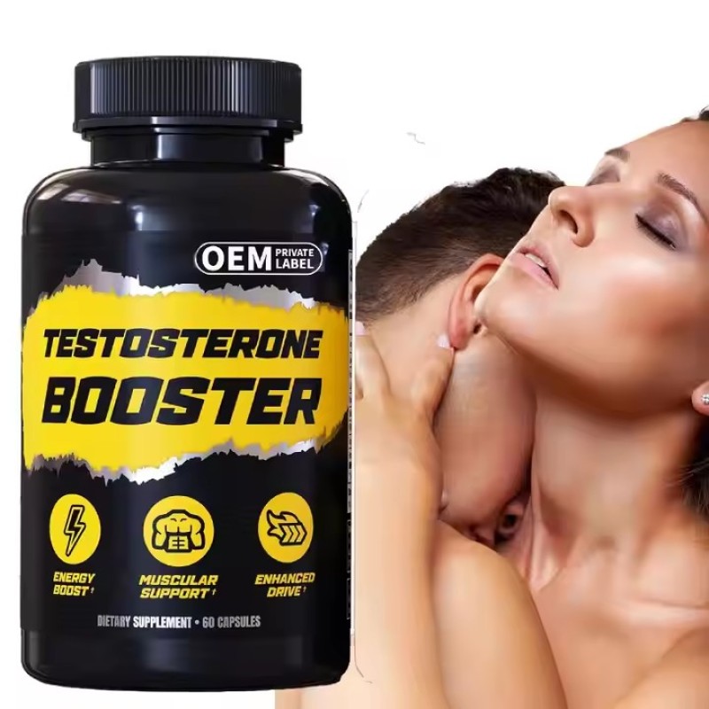 High Quality Men's Natural Test Booster Supplement Capsules Private Label Flavor