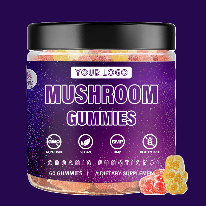 Cognitive Booster Gummies for Adults & Kids with Lions Mane Ashwagandha - Enhance Memory Focus Brain Supplement Nootropics