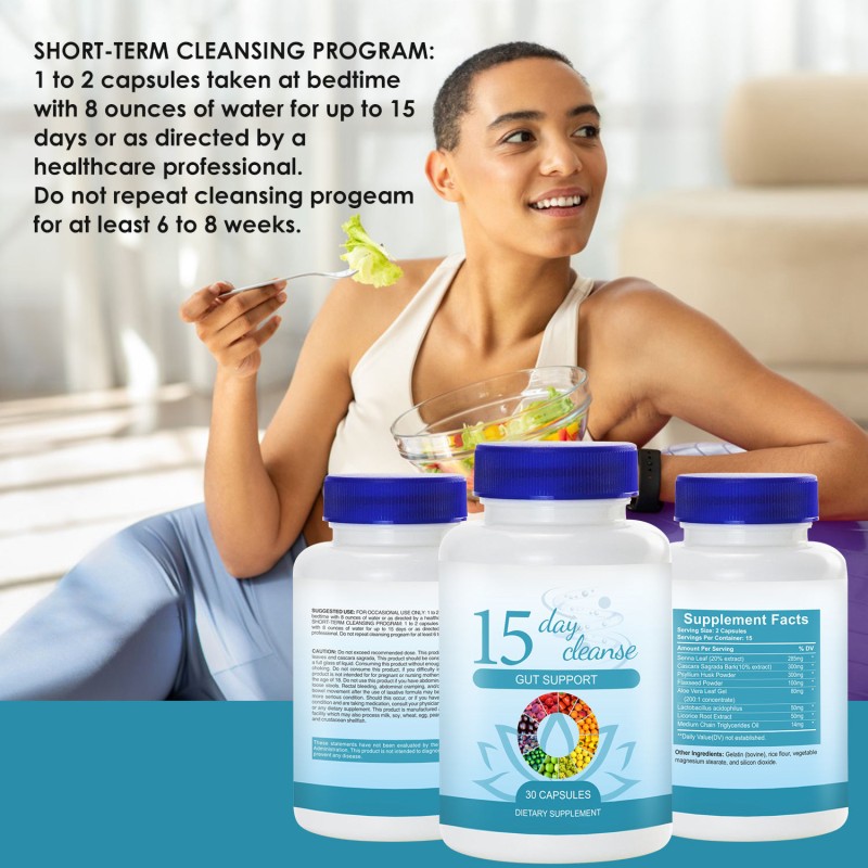 Natural Formula, Effectively Cleanse the Intestines, Detoxify the Body, High-quality Capsules