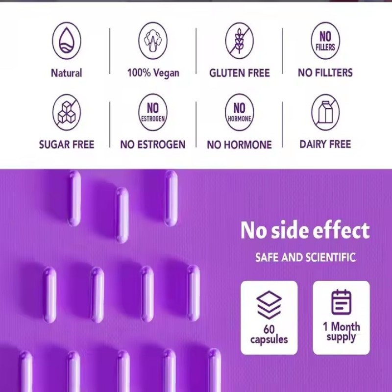 Hot Quality Herbal Sleep Supplement Sleep Capsules Support Sleep, Fall Asleep Fast, Wake Refreshed & Restful, Calms Mind