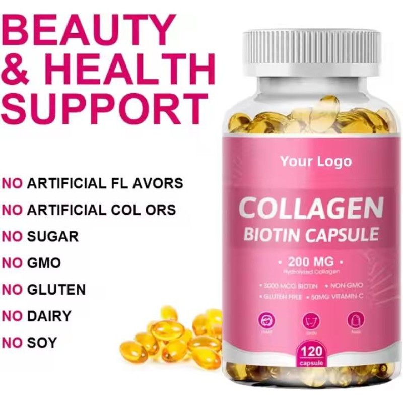 Hydrolyzed Collagen Type 1 & 3 Powder - High Absorption Protein Supplement for Skin & Joint Health