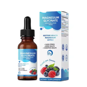High Absorption Magnesium Glycinate Citrate Liquid Drops for Sleep and Stress Relief - Wholesale Healthcare Supplement