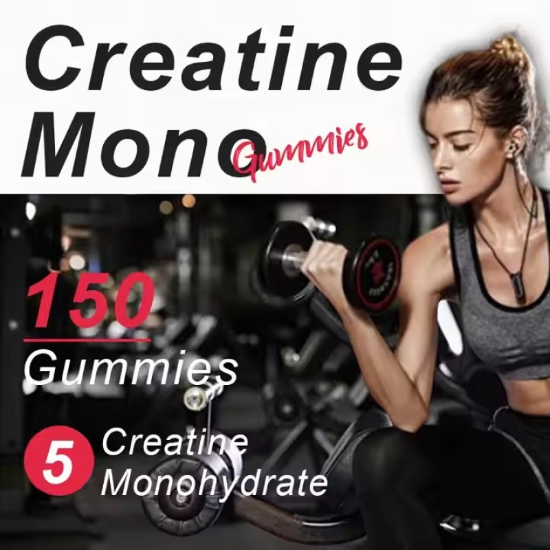 OEM Sports Nutrition Workout Gummies Taurine Flavored Creatine Women Men Creatine Monohydrate Gummy