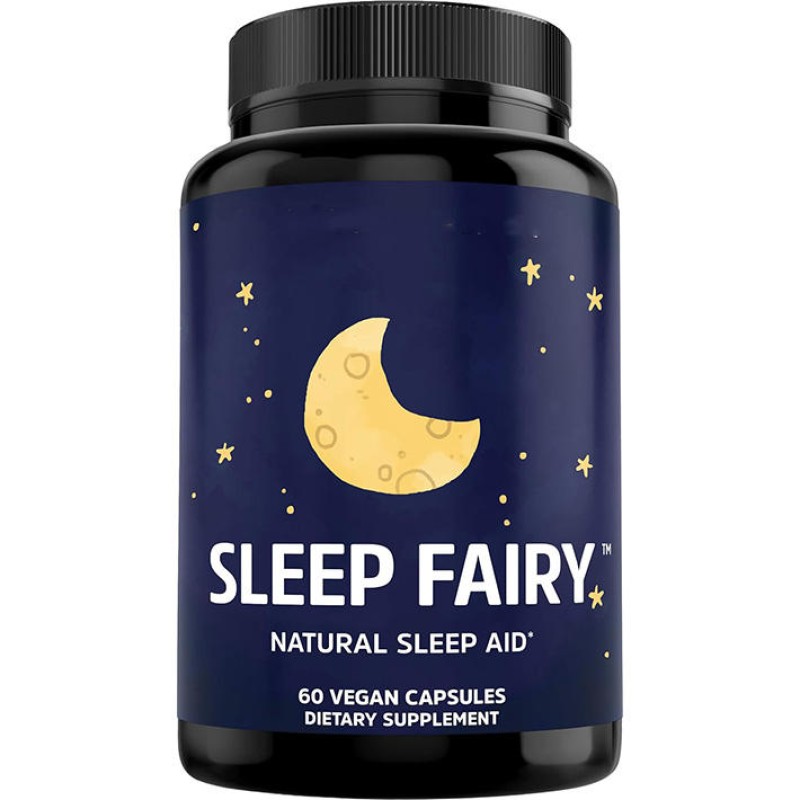 Sleep Fairy 9-in-1 Melatonin Sleep Complex Vegan Capsules - Natural Sleep Aid for Adults with 5-HTP GABA & Magnesium