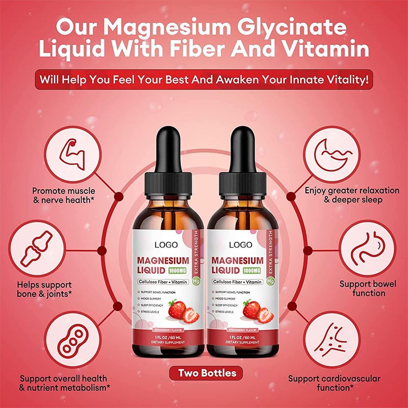 Liquid Magnesium Citrate Drops with CoQ10 & Ashwagandha