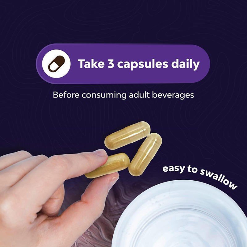 Hangover Capsules Anti-Hangover Pills Silymarin Extract Liver Detoxification Anti-Alcohol Capsules