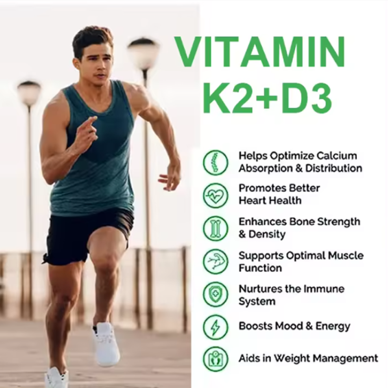 Ausreson Vitamin D3 and K2 Softgels 10000iu Vitamins Supplements Calcium Magnesium Zinc