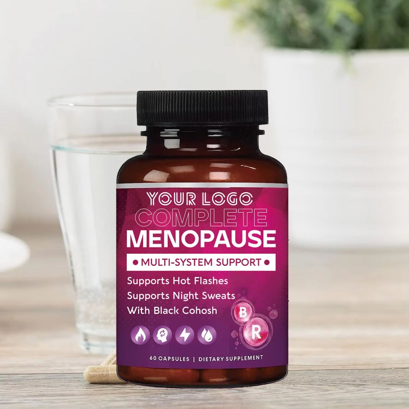 Natural Dong Quai Root Menopause Capsules: Hormone Balance, Hot Flash Relief & Mood Support Supplement for Menopausal Women