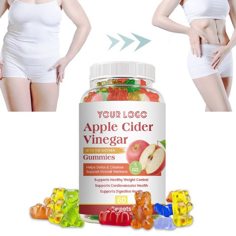 Apple Cider Vinegar Gummy Vitamins Support Digestive Health Detox and Cleansing Weight Management