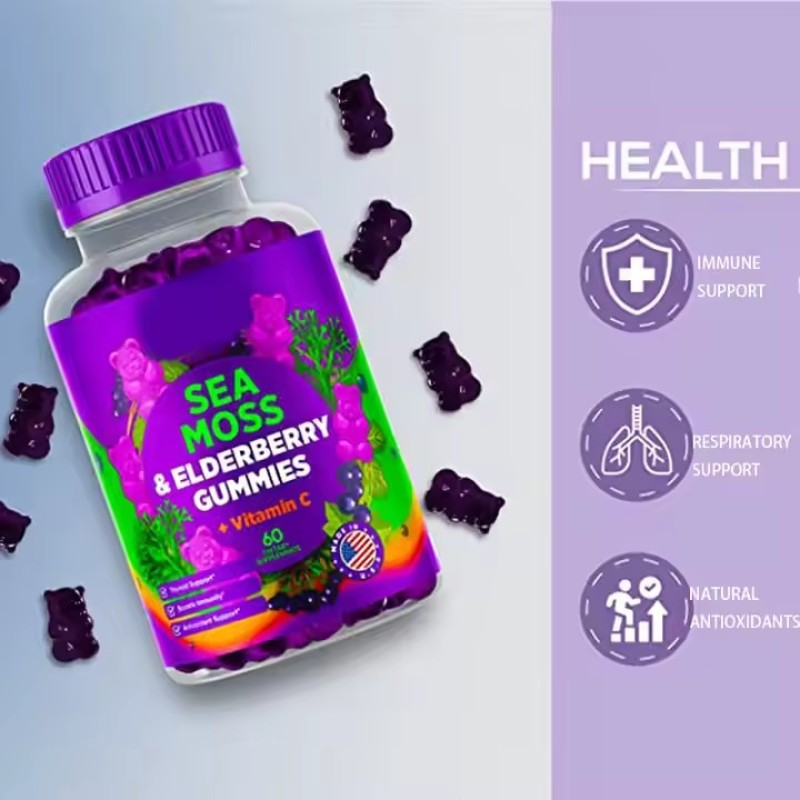 Organic Body Enhancing Vitamin Seaweed Immune and Digestive Supplement Adult Detox Skin Health Herbal Extract