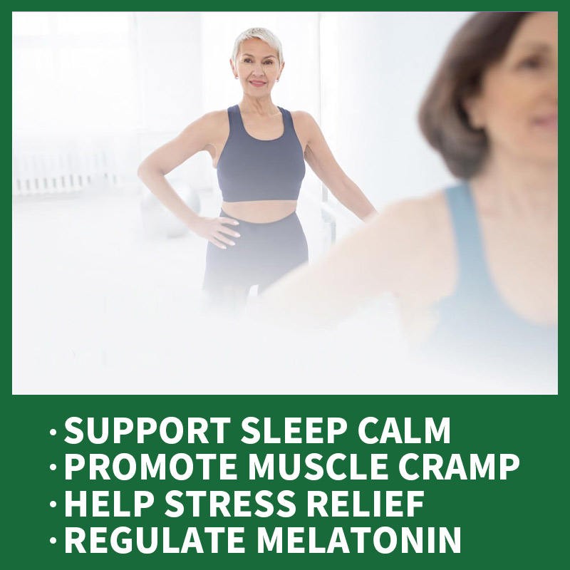 Supports Sleep, Calms Muscle Spasms, Helps Relieve Stress, Magnesium Glycine Capsule Supplement