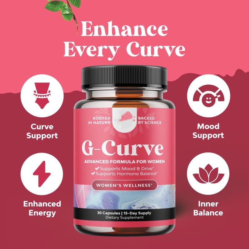 100% Natural Female Horny Goat Weed with Maca Root Powder Supplements Enhanced Mood and Performance Booty Lifting Capsules