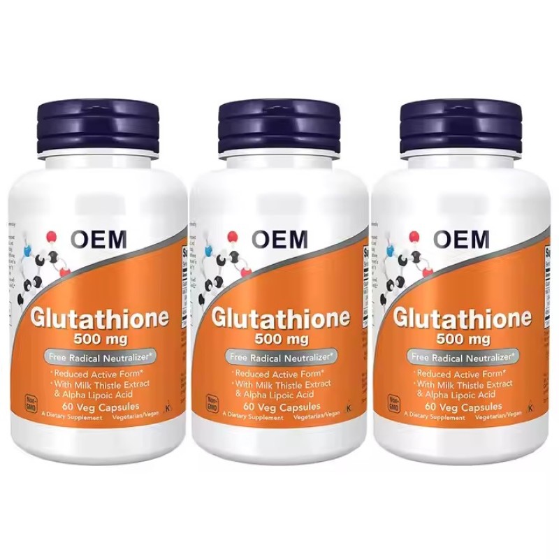 OEM/ODM Liposomal L-Glutathione Capsules Private Label Skin Whitening Vitamins Pills Newborn Safe Collagen Wholesale