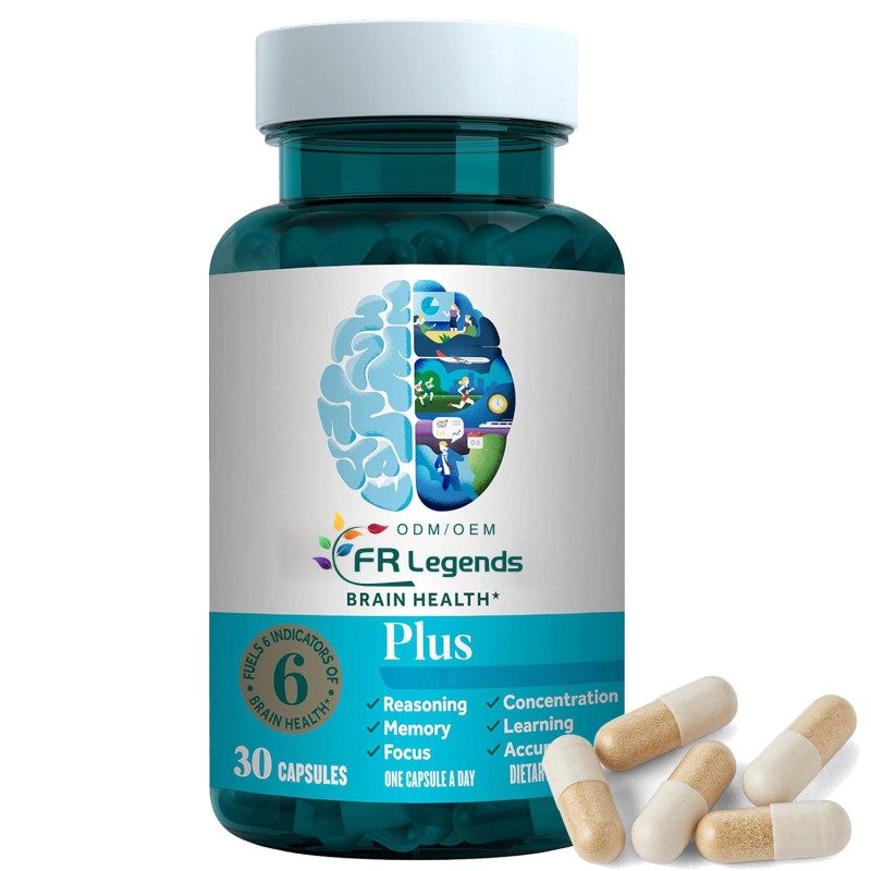 OEM Private Label Brain Booster Supplements Enhance Memory and Focus Nootropic Brain Capsules
