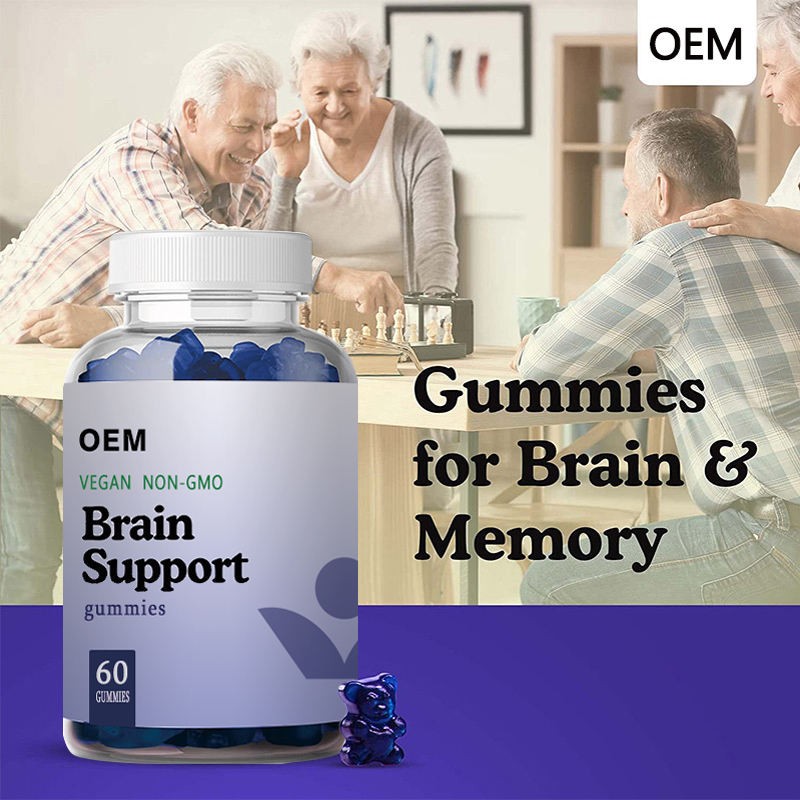 Brain Boost Soft Gummy Focus Memory Clarity Vegetarian Brain Support Softgels Brain Health Supplement
