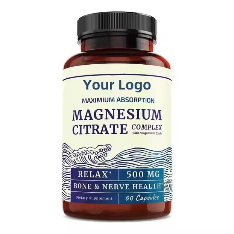 Magnesium Citrate Capsules with Zinc Supplement Bone Heart and Joint Support Heart Health Bone Development