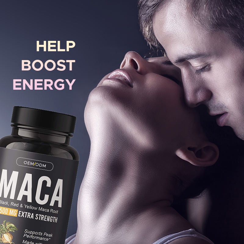 OEM Organic Maca Root Capsules 1500mg - Mood, Hormonal & Libido Support for Men & Women