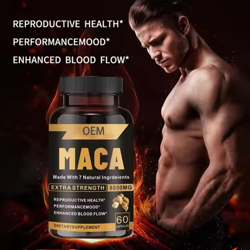 OEM/ODM Natural Maca Root Extract Softgel Capsules Immune Support Supplement for Adults