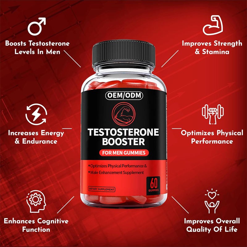 Booster Gummies with Maca & Ashwagandha - Supports Energy & Muscle Performance