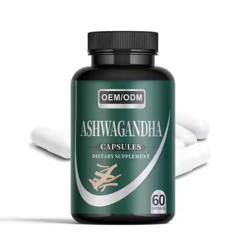 Ashwagandha Capsules for Women & Men Organic Ashwa for Energy Boost Improve Sleep Stress Relief & Mood Calm 60pcs