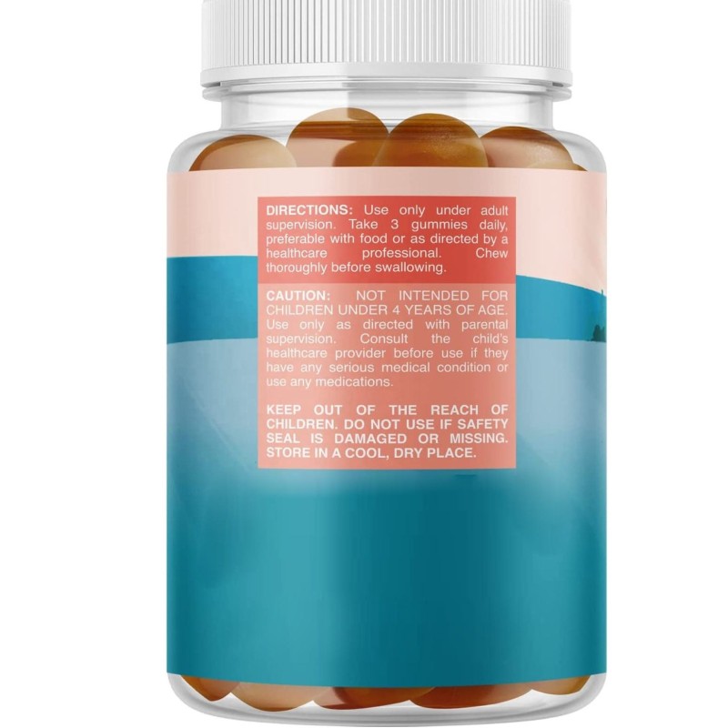 OEM Vegan Kids Focus Gummies - Vitamin B6, B12, Bacopa, Enhanced Focus & Energy