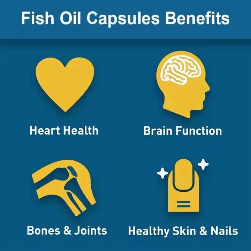 OLLI OEM/ODM Omega3 Fish Oil Triple Strength Pure Wild Natural Salmon Pangasius Fish Oil Care Supplement