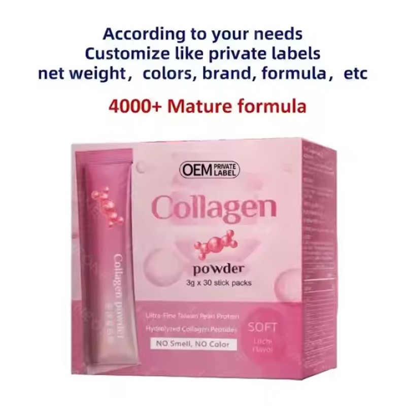 Collagen Powder Skin Care Pure Beauty Collagen Powder Drink Water Soluble Collagen Supplements for Women