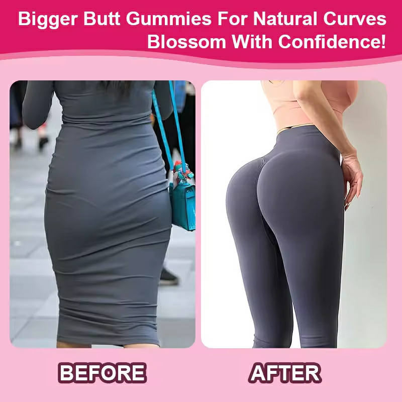 Premium OEM Butt Enhancement Gummies - Natural Herbal Formula for Curves & Volume | Sugar-Free Vegan Gummy Supplement