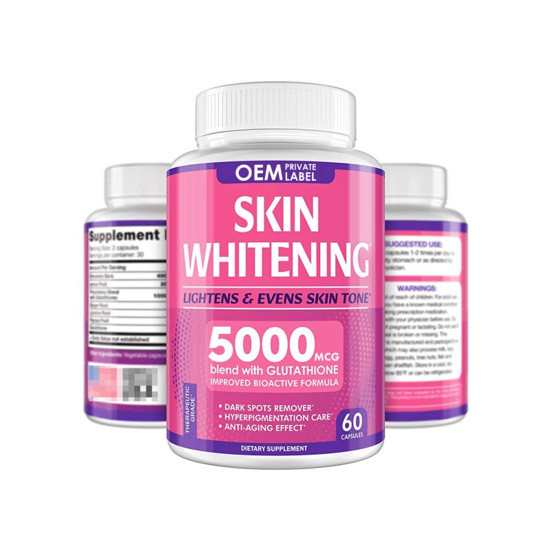 High-PotencySkin Whitening Capsules - Collagen-Infused, Full-Body Brightening for Daily Skincare