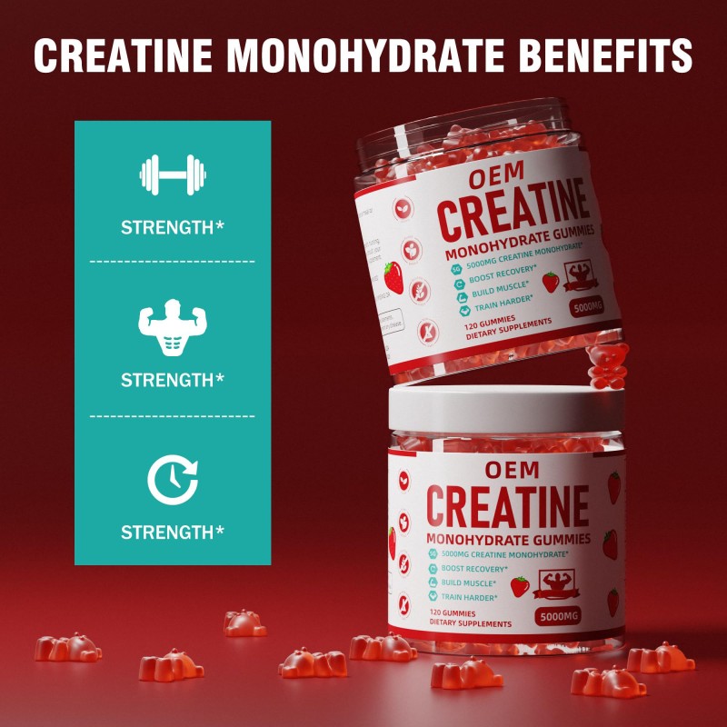 Pure Natural Hydrate Nutrition, Exercise Creatine Soft Candy Before Exercise, Vegan Enthusiast Type
