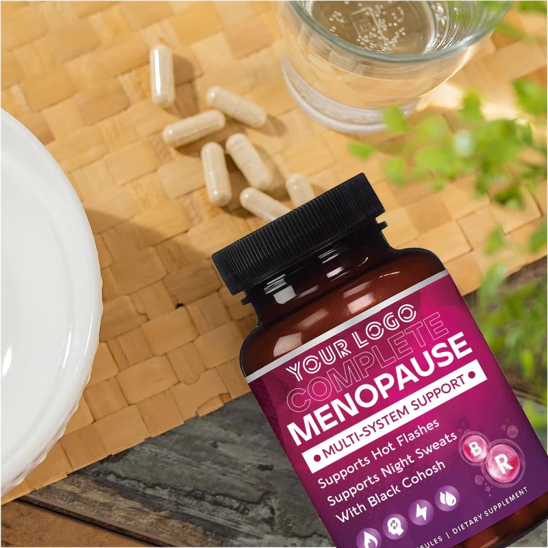 Natural Dong Quai Root Menopause Capsules: Hormone Balance, Hot Flash Relief & Mood Support Supplement for Menopausal Women