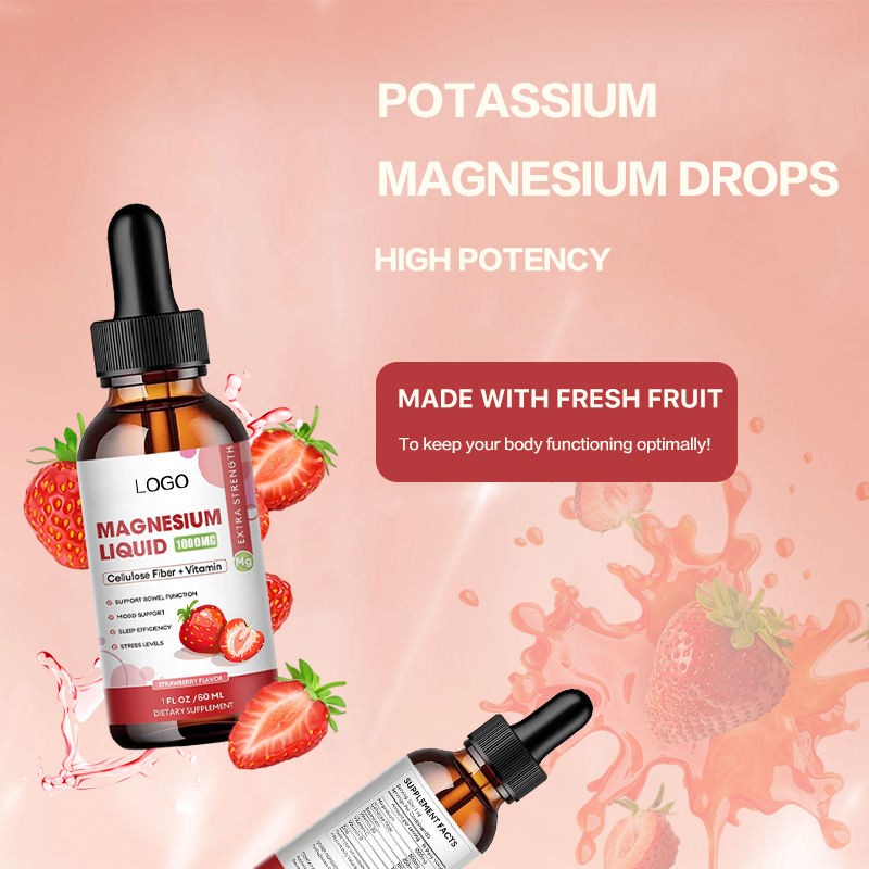 Liquid Magnesium Citrate Drops with CoQ10 & Ashwagandha