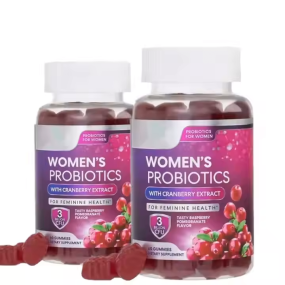 Cranberry Women's Probiotic Gummies - 30 Billion CFU & Herbal Extract for Feminine & Urinary Health - Plant-Based Supplement