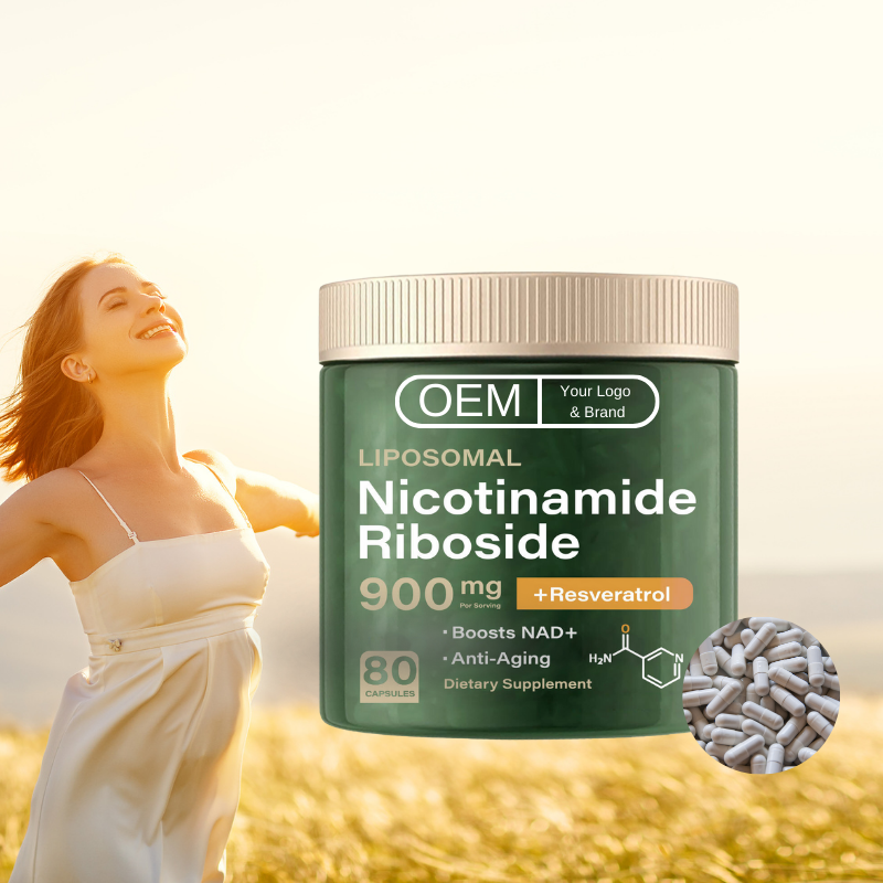 OEM Liposomal NAD+ NMN Capsules for Anti-Aging - Boost Cellular Energy, Nicotinamide Riboside & Resveratrol Supplement