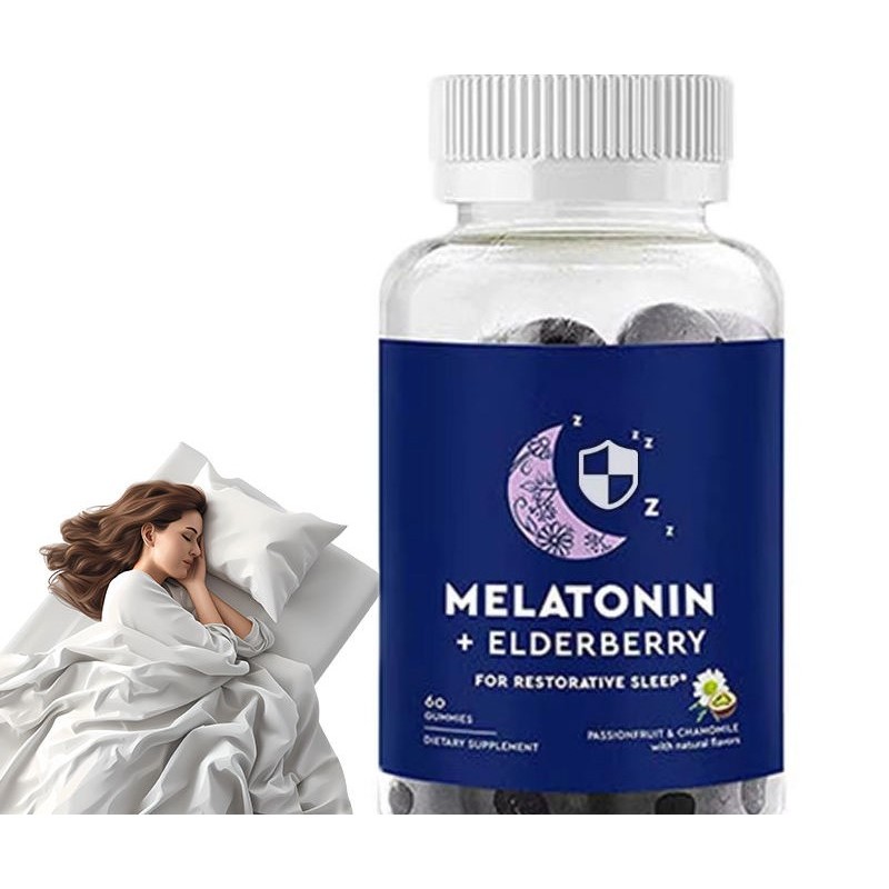 Private Label Melatonin Sleep Gummies With L-Theanine for Insomnia Relief and Deep Restful Sleep Support