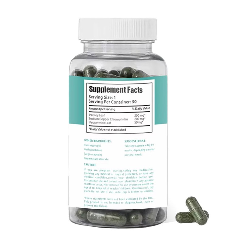 Body Magic Chlorophyll Capsules - Natural Deodorant for Body Odor, Fresh Breath & Underarms