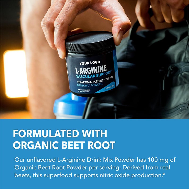 OEM/ODM Nitric Oxide Boosting Pre & Post Workout Powder with L-Arginine, L-Citrulline, and Organic Beet Root