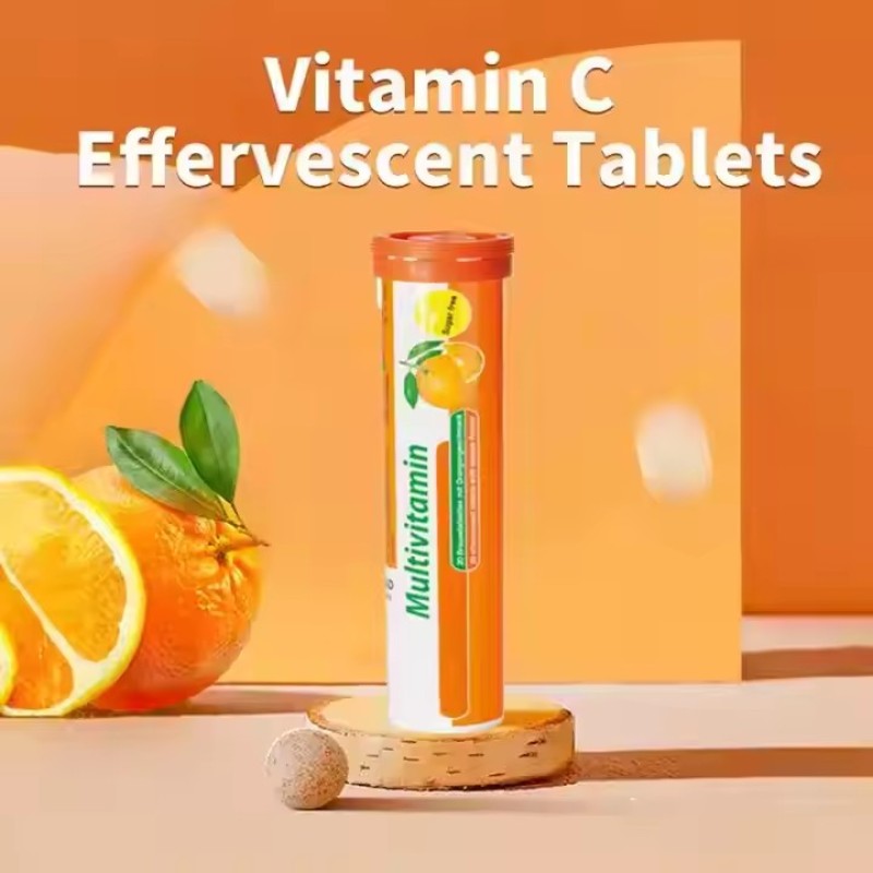 Superfood Multivitamins Vitamin C Effervescent Tablets Immune Organic Orange Effervescent Tablets With Minerals