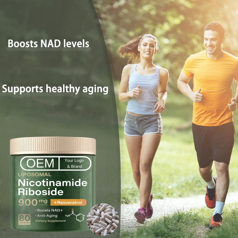 OEM Liposomal NAD+ NMN Capsules for Anti-Aging - Boost Cellular Energy, Nicotinamide Riboside & Resveratrol Supplement