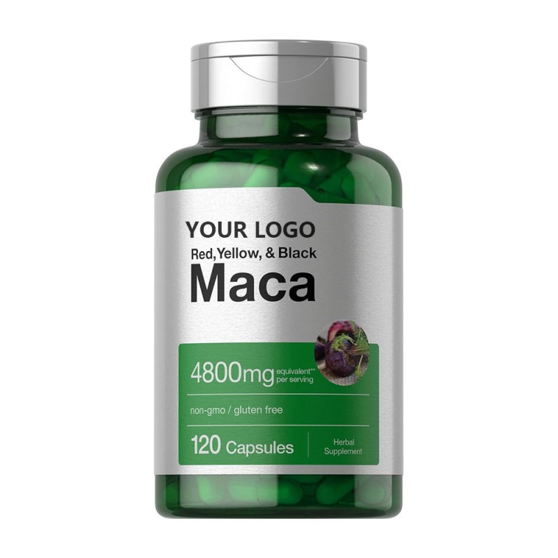 Peruvian Maca Root Capsules-Natural Extract, Quick-Release for Energy, Stamina & Hormonal Balance