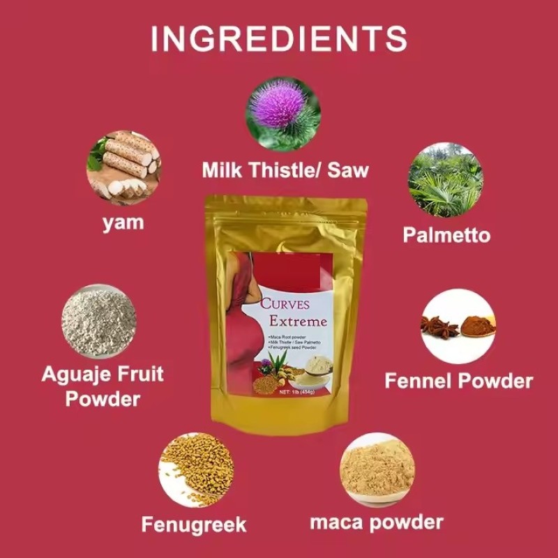 OEM Ultimate Maca for Butt Hips Enlargement Butt and Hip Enhancement Powder NO Side Effects Hip Lift up Powder to Enlarge