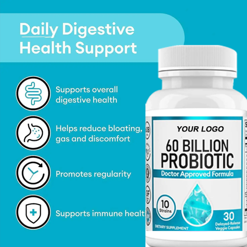Digestive Enzyme Probiotic Supplement Vegetarian Women Digestive Enzyme Capsules Pills
