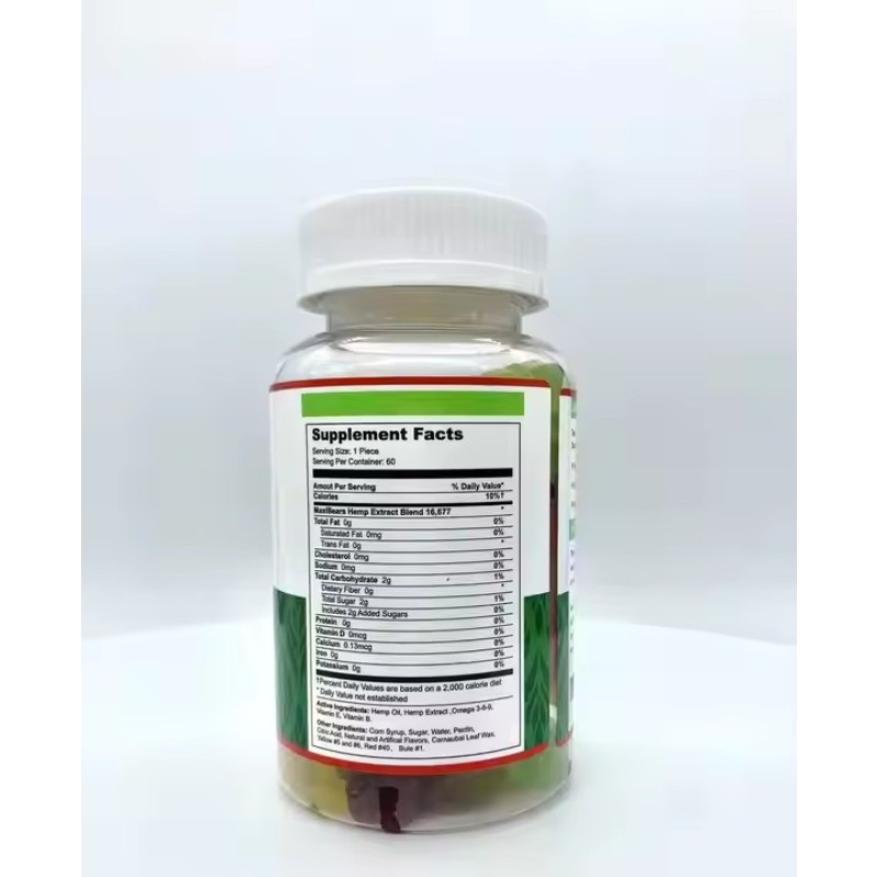 Private Label Healthcare Gummies with Hemp Designed for Relaxation, Calmness & Improved Sleep Quality