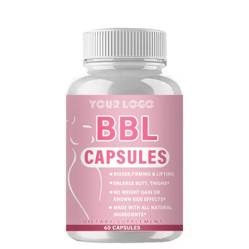 Natural Maca Fenugreek Wild Yam BBL Capsules for Booty Growth Lifting Firming Glute Enhancer Herbal Supplement Adult Women