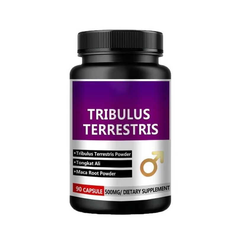 OEM 500mg Tribulus Terrestris and Maca Root Capsules for Adult Men Energy and Vitality Powder Dosage