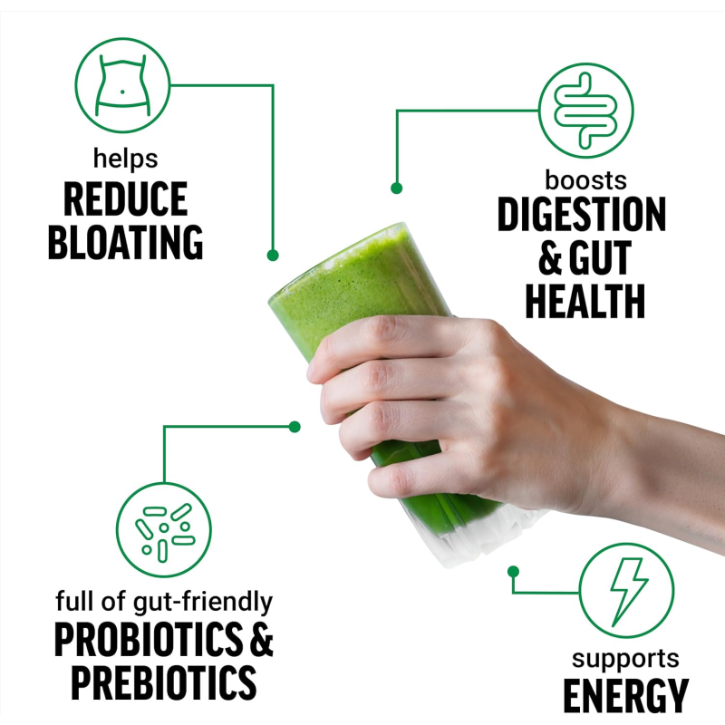 Super Green Powder Complex Vitamin Blend Powder Full Enhance Energy Detox Enhance Health Superfood Intestinal Health
